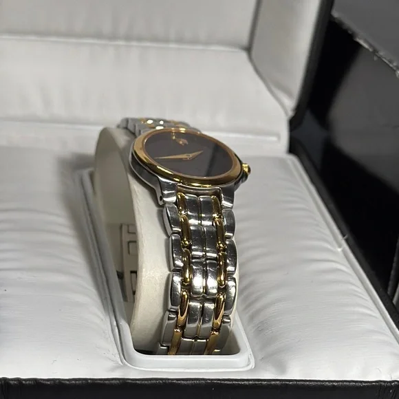 Movado Museum Ladies Two Tone Watch-Vintage - Picture 12 of 12